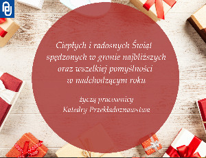 Grafika z życzeniami świątecznymi