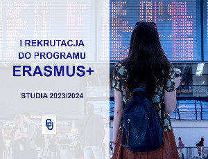 Baner z informacją o I turze rekrutacji
