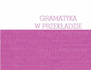 Fragment okładki książki Gramatyka w przekładzie