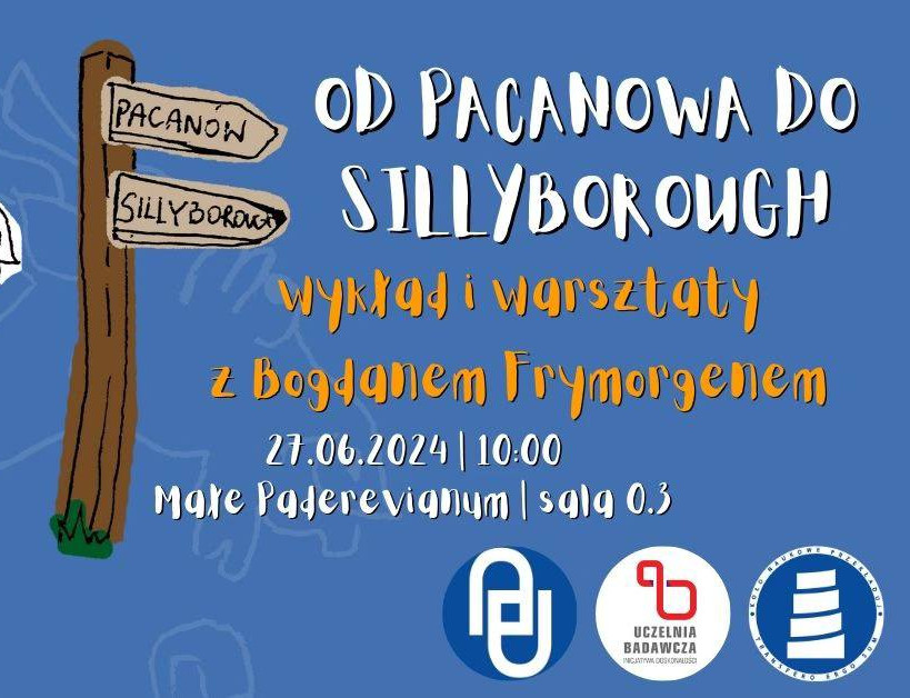 Plakat z zaproszeniem na wykład