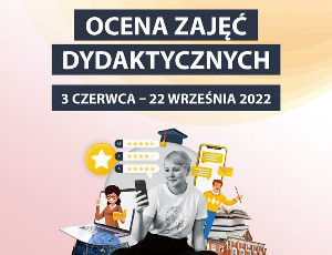 Plakat zachęcający do wypełnienia ankiet. Dziewczyna z telefonem w ręce
