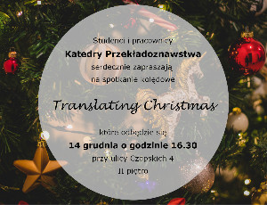 Zaproszenie na spotkanie kolędowe 
