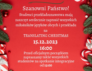 Fragment plakatu z zaproszenie na 